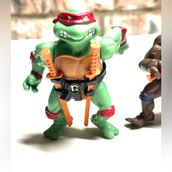 2013 Viacom TMNT Teenage Mutant Ninja Turtle Lot Of 3 With Some Weapons Included - Picture 2 of 16